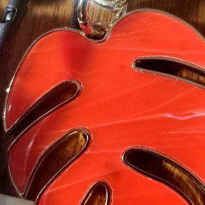 Brahmin Red Palm Leaf Tassel Celebrate Melbourne